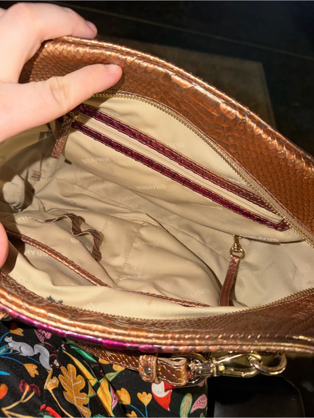 Brahmin pomegranate Marissa bag - Picture 3 of 5